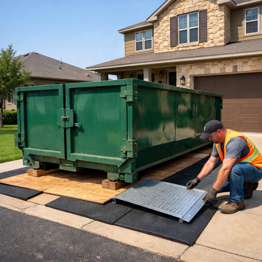 Austin Dumpster Rental: Protect Your Driveway with HOA-Friendly Options