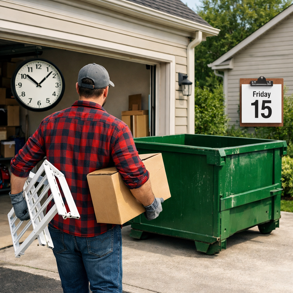 Can You Rent a Dumpster for One Day? Garage Cleanup Guide