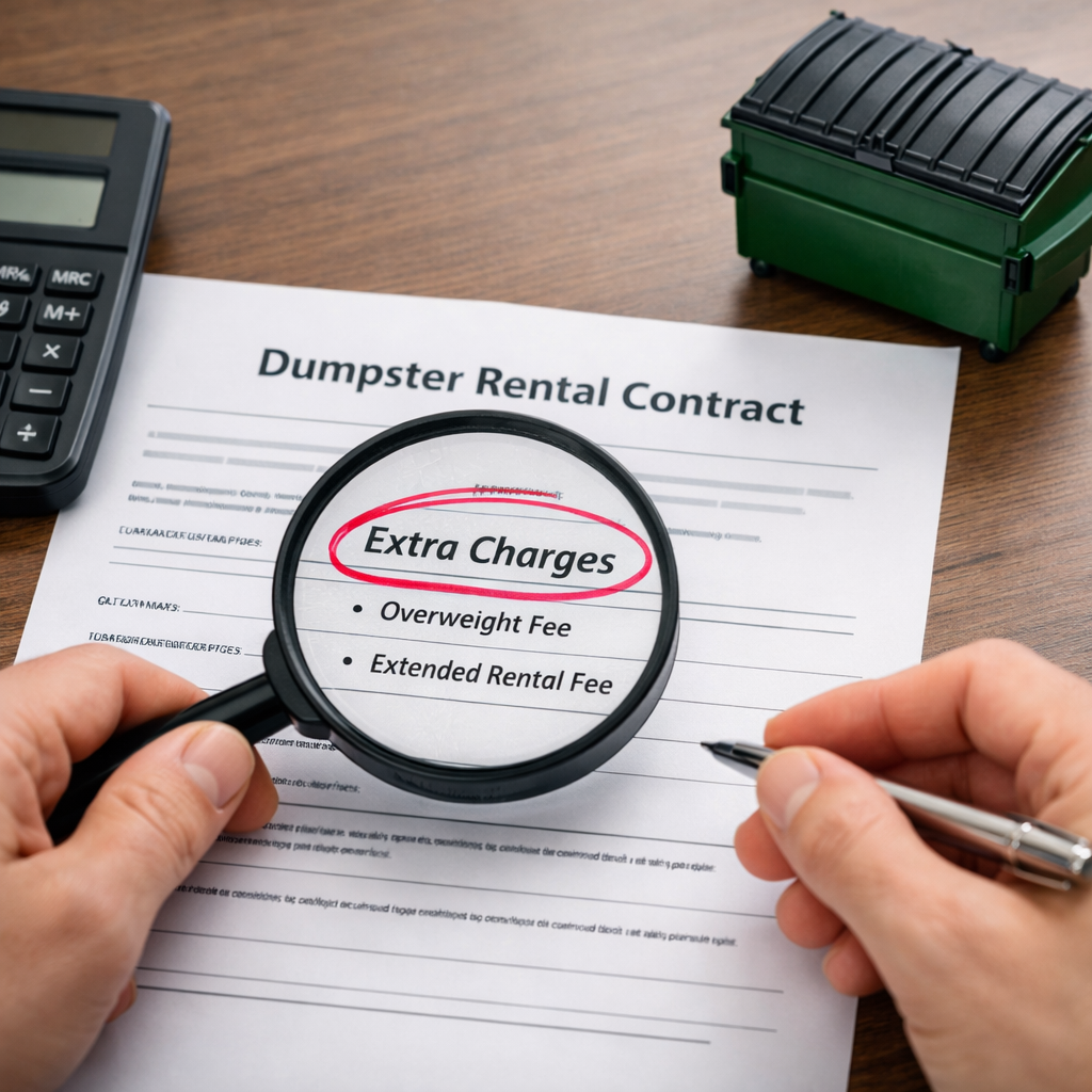 Dumpster Rental Contracts: Common Hidden Fees and How to Avoid