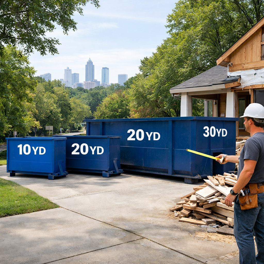 How to Choose the Right Remodeling Dumpster Size in Atlanta