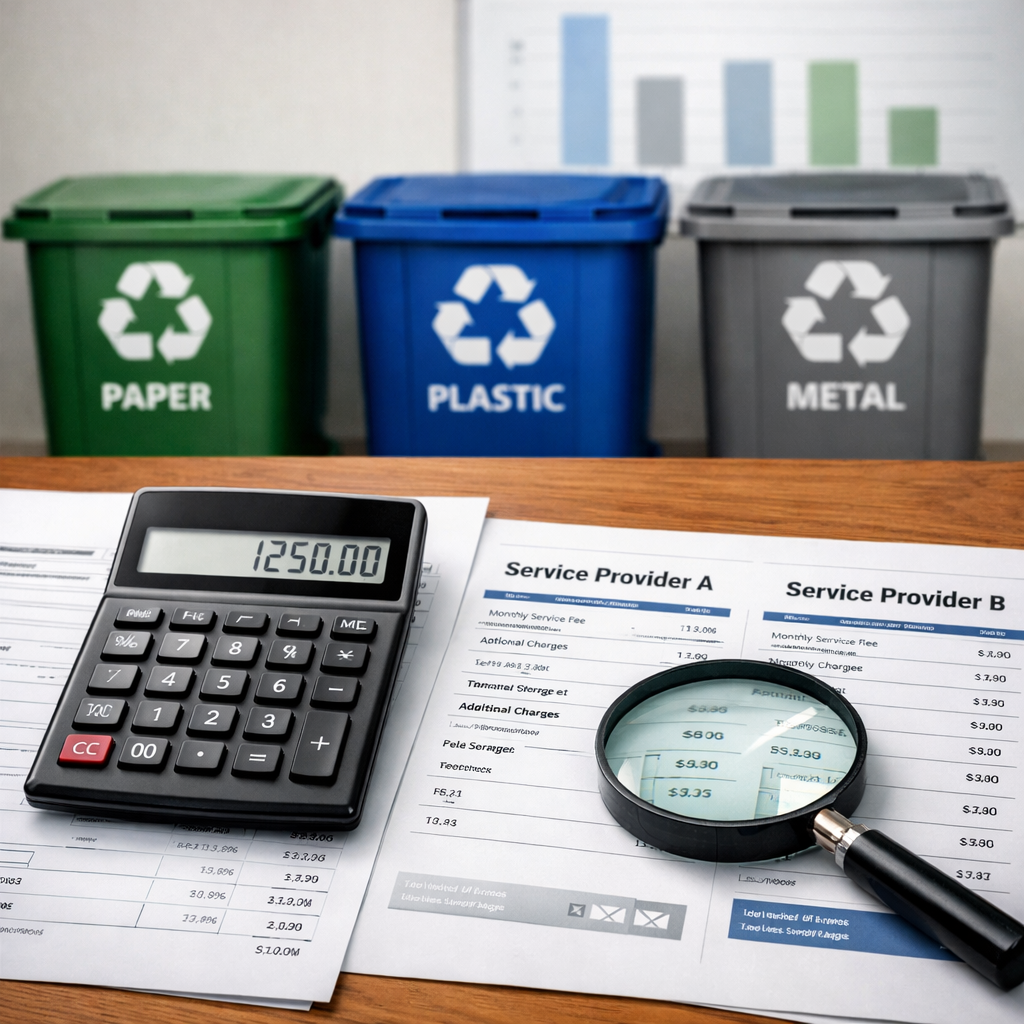 How to Compare Commercial Recycling Rates Across Providers Without Surprises