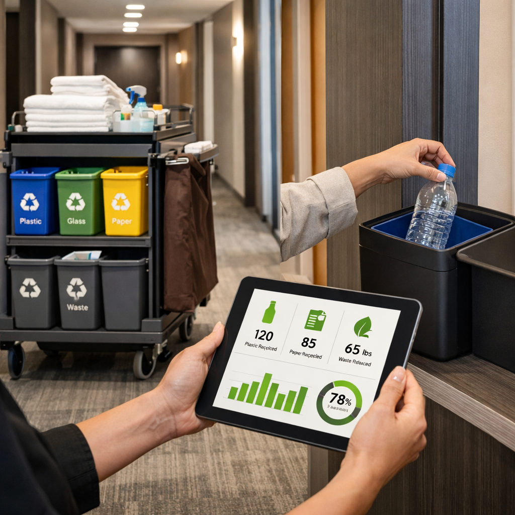 Seven Hotel Recycling Services That Improve Guest Satisfaction and ESG Reporting