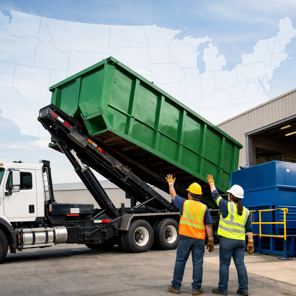 Top Industrial Waste Pickup Providers Offering Roll-Offs and Compactors Nationwide